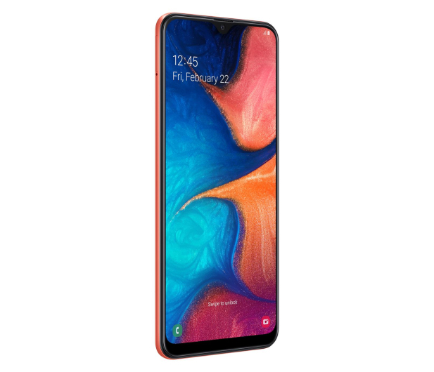 SAMSUNG Galaxy A20e Koralowy (A202F) - 496064 - zdjęcie 4